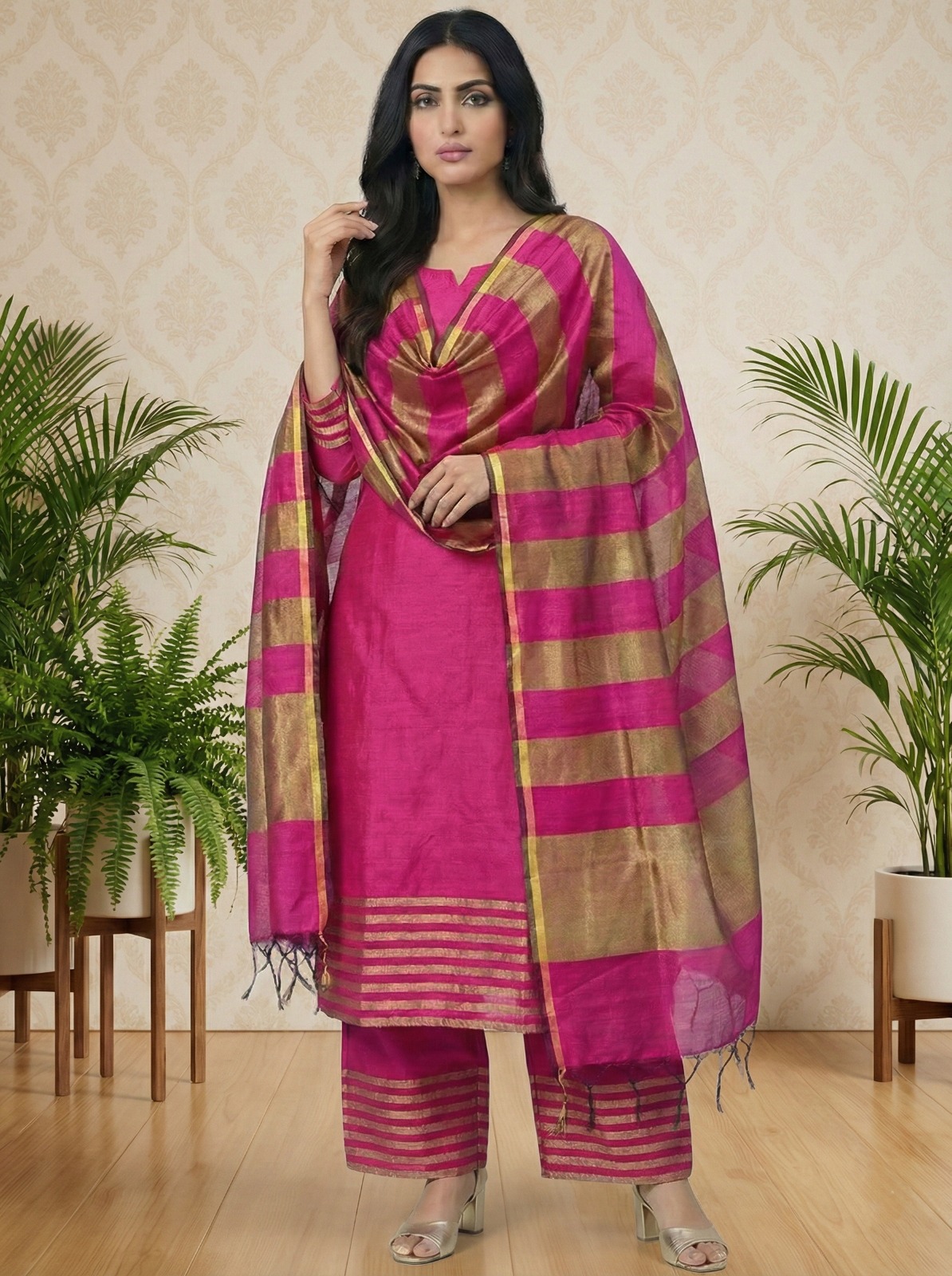 Banarasi Cotton Suit