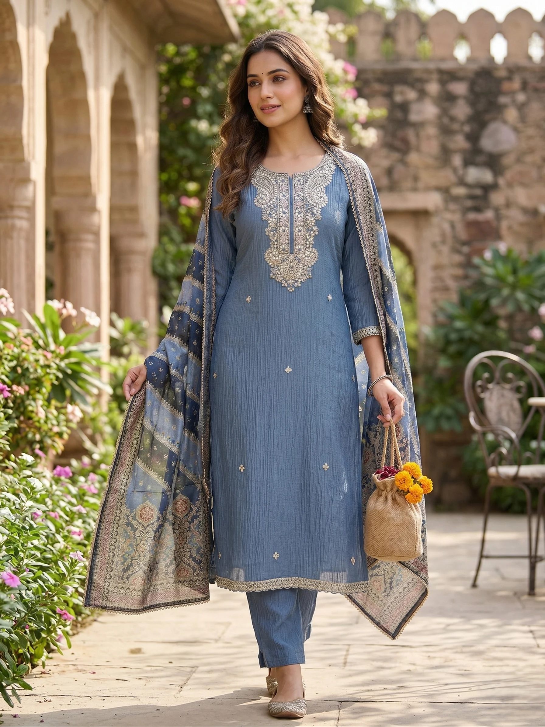 ELEGANT TISSUE SUIT - View 1