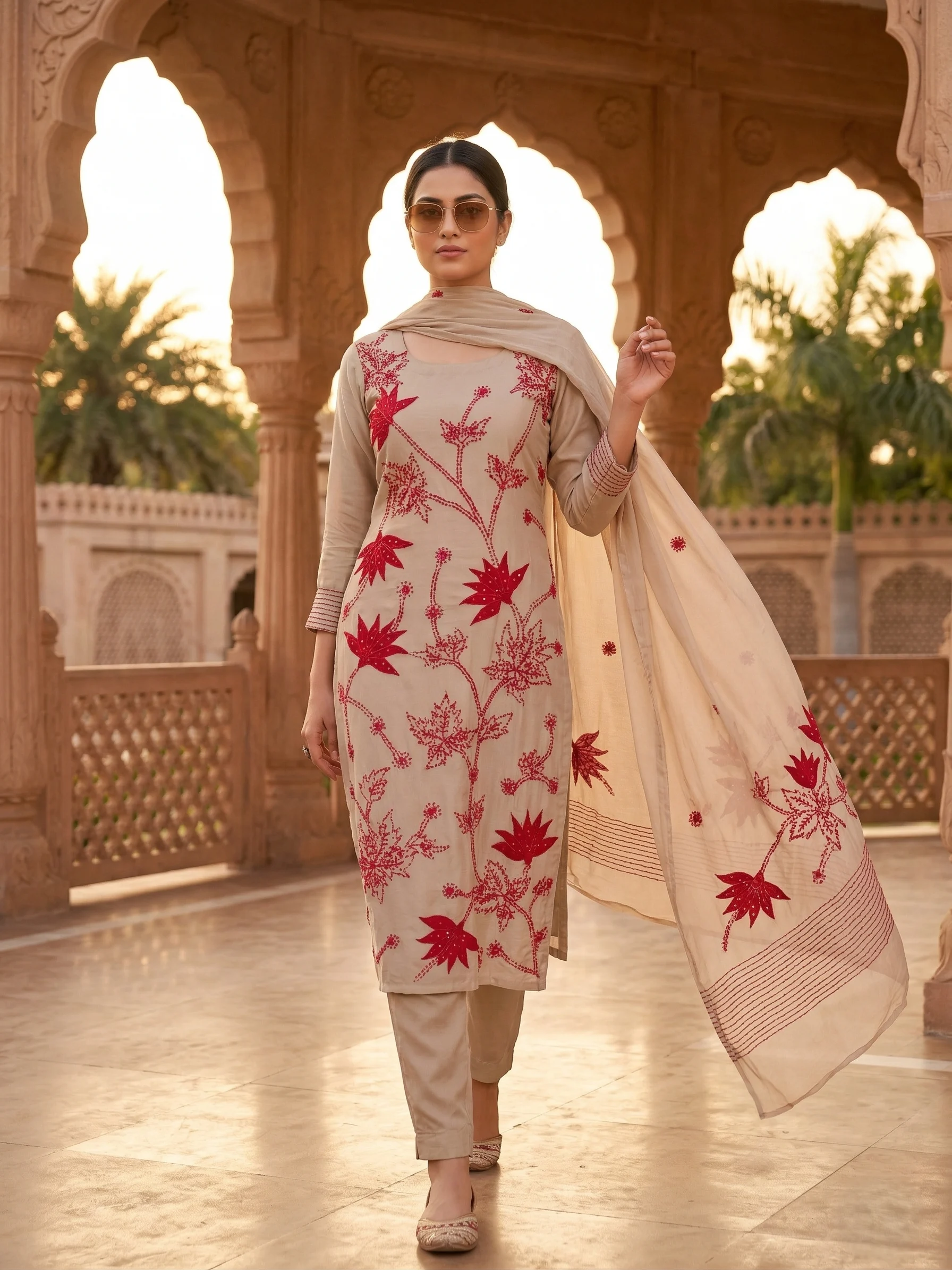 PREMIUM  CHIFFON  SUIT - View 1