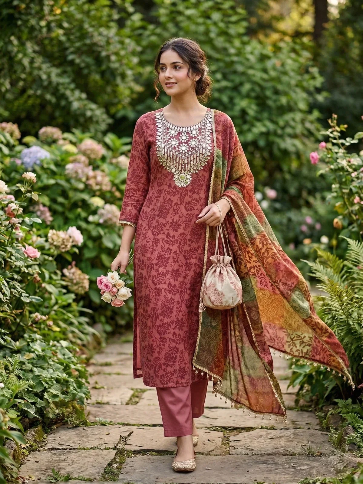 Soft Imported Tissue Suit - View 1